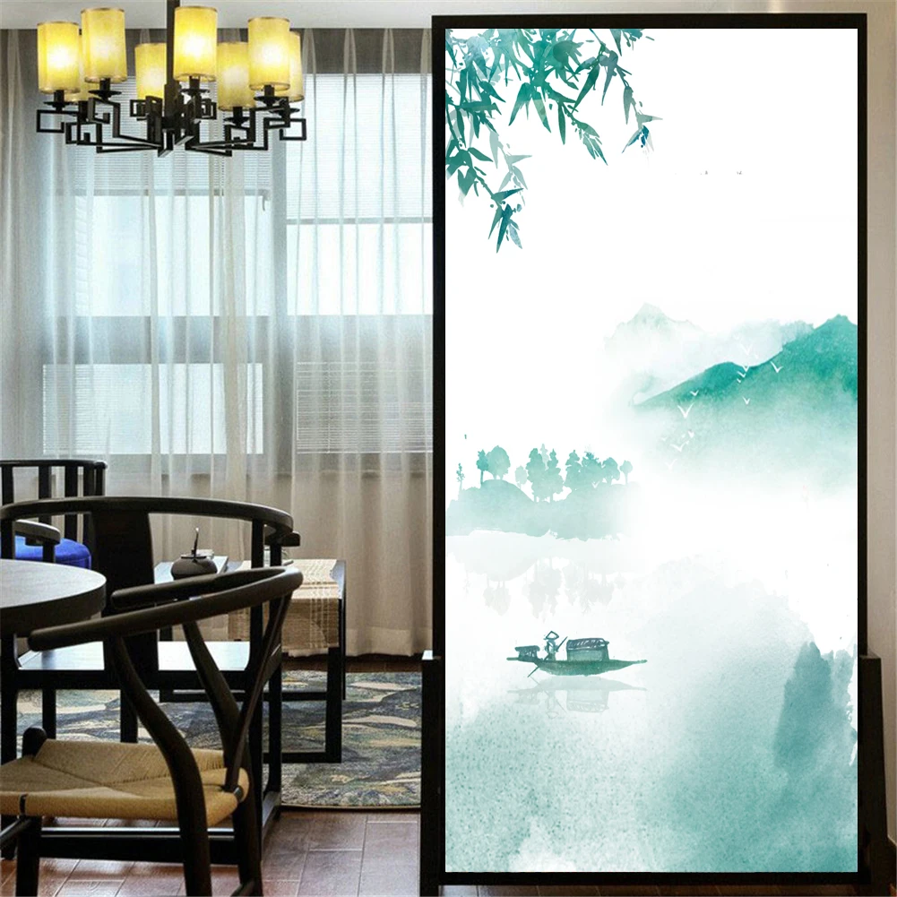 Decorative Windows Film Privacy Landscape Painting Stained Glass Window Stickers No Glue Static Cling Frosted Windows Film Tint
Decorative Windows Film Privacy Landscape Painting Stained Glass Window Stickers No Glue Static Cling Frosted Windows Film Tint