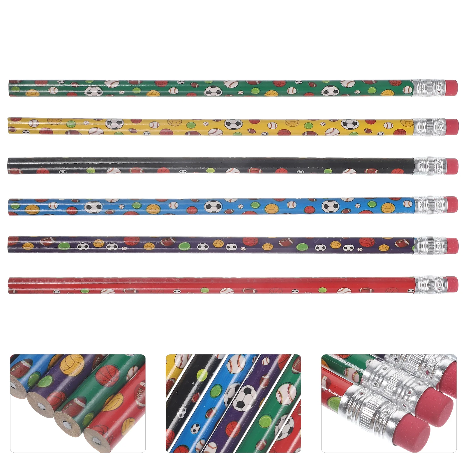 48 Pcs Football Pencil Small Pencils Sports Themed Writing Log for Painting Wooden
48 Pcs Football Pencil Small Pencils Sports Themed Writing Log for Painting Wooden