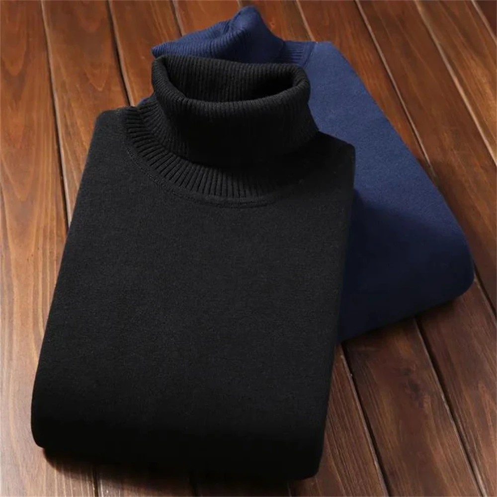 Men's Velvet Thickened Jumper Sweaters Winter Man's Turtleneck Base Shirt Thick Knitted Shirt Warm Male's Inner Clothes Autumn
Men's Velvet Thickened Jumper Sweaters Winter Man's Turtleneck Base Shirt Thick Knitted Shirt Warm Male's Inner Clothes Autumn
