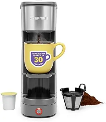 InstaCoffee Max, самый простой способ заваривать самый жесткий одноразовый кофе, используйте свежее и ароматное основание или K-Cup с раковиной
InstaCoffee Max, самый простой способ заваривать самый жесткий одноразовый кофе, используйте свежее и ароматное основание или K-Cup с раковиной
