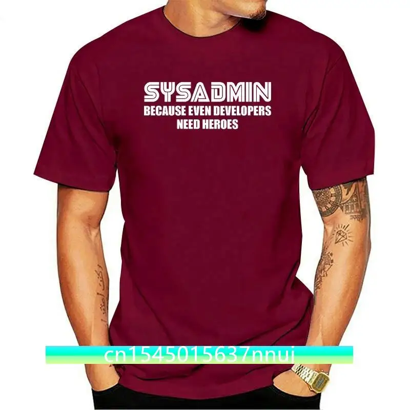 New SYSADMIN developers need heroes funny mens t-shirt admin linux geek code gift
New SYSADMIN developers need heroes funny mens t-shirt admin linux geek code gift