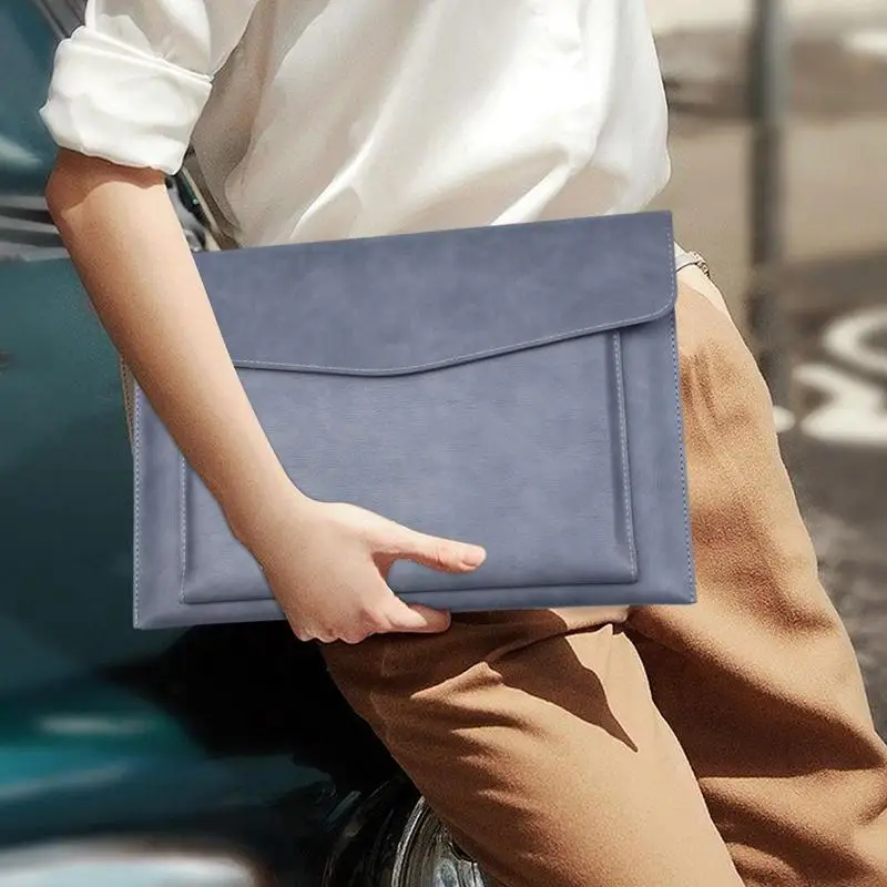 Paper File Folders PU Leather Double Layer Envelope Case Waterproof Data File Bag Laptop Protective Cover Office Supplier
Paper File Folders PU Leather Double Layer Envelope Case Waterproof Data File Bag Laptop Protective Cover Office Supplier