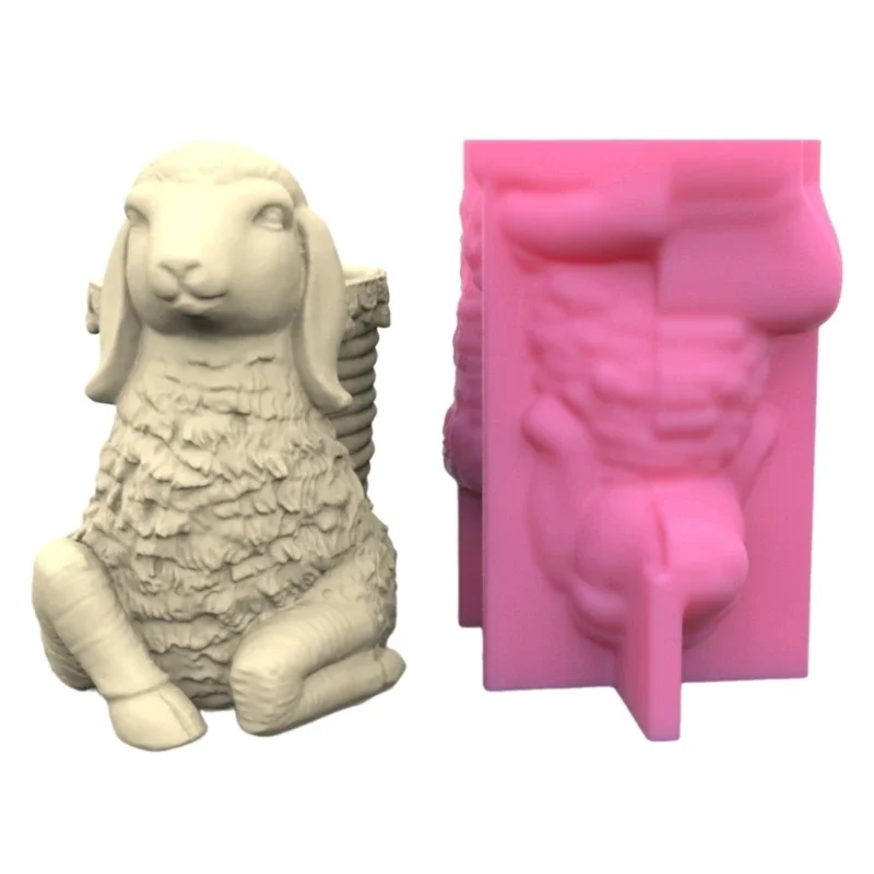 3D DIY Flower Pot Mold Silicone Concrete Mold Sheep Silicone Vase Molds for Crafting Concrete Epoxy Holders
3D DIY Flower Pot Mold Silicone Concrete Mold Sheep Silicone Vase Molds for Crafting Concrete Epoxy Holders