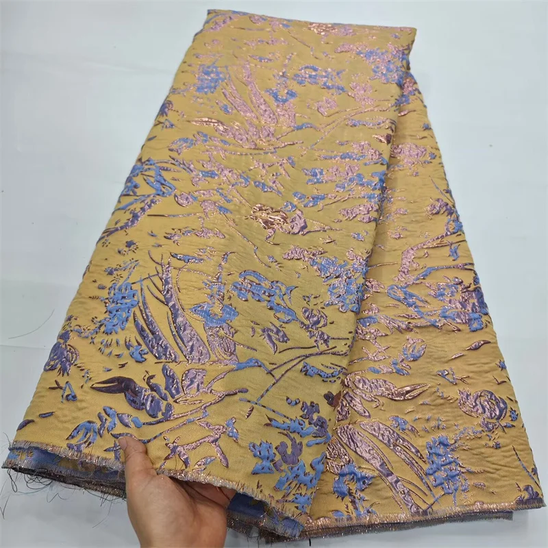 2024 High Quality Brocade Jacquard African Nigerian Wedding Dress Lace Fabric Fashion Tulle Gilding Damask Lace Fabric Yellow
2024 High Quality Brocade Jacquard African Nigerian Wedding Dress Lace Fabric Fashion Tulle Gilding Damask Lace Fabric Yellow
