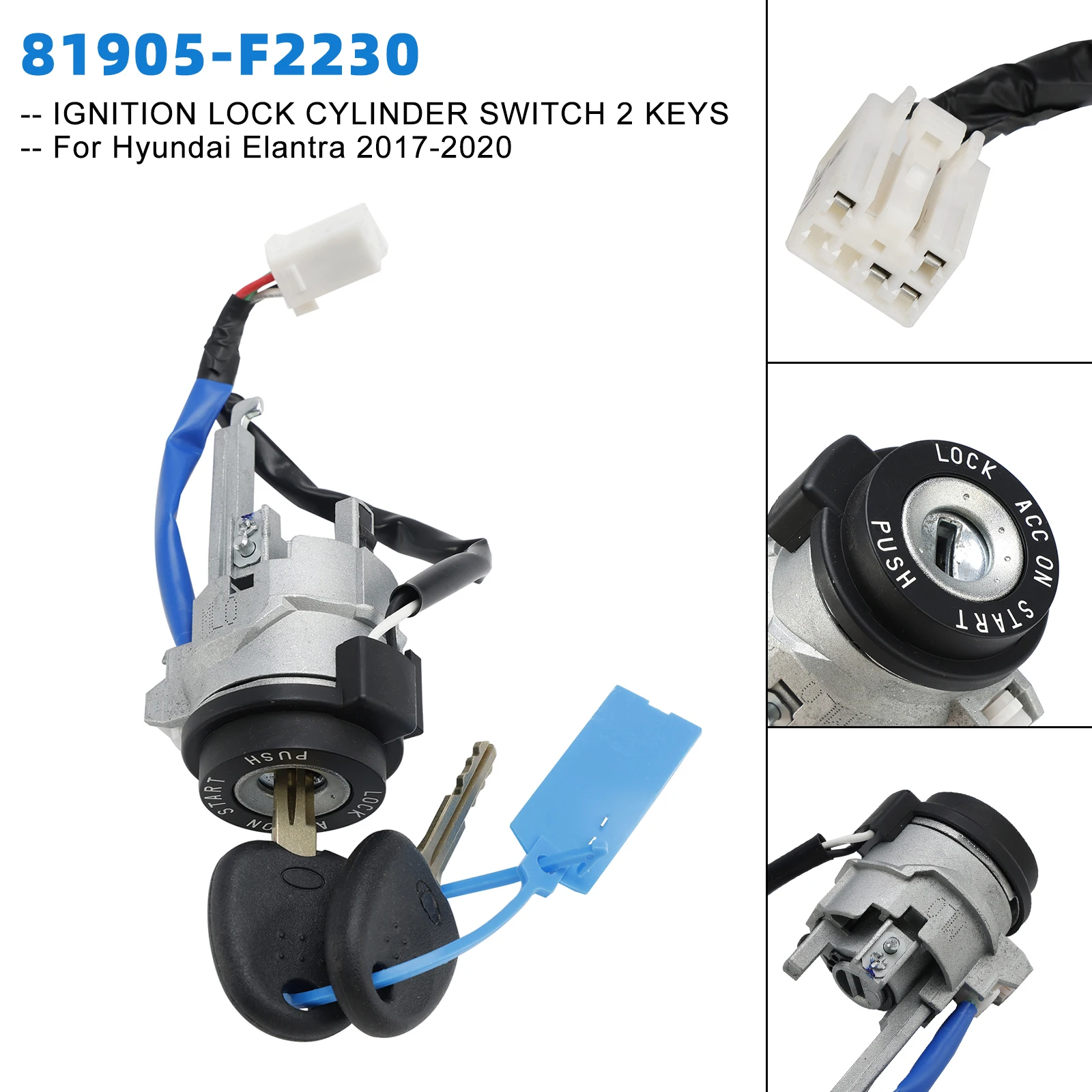 Artudatech 81905-F2230 цилиндр блокировки с ключами для Hyundai Elantra 2017 2018 2019 2020
Artudatech 81905-F2230 цилиндр блокировки с ключами для Hyundai Elantra 2017 2018 2019 2020