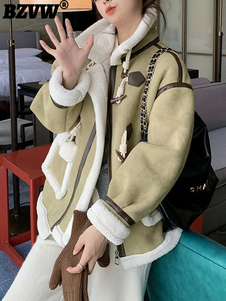 BZVW Winter Office Lady Thickeing Stand Collar Wool Jacket Women's 2023 New Fashion Trend Designer Vintage Versatile Coat Female
BZVW Winter Office Lady Thickeing Stand Collar Wool Jacket Women's 2023 New Fashion Trend Designer Vintage Versatile Coat Female