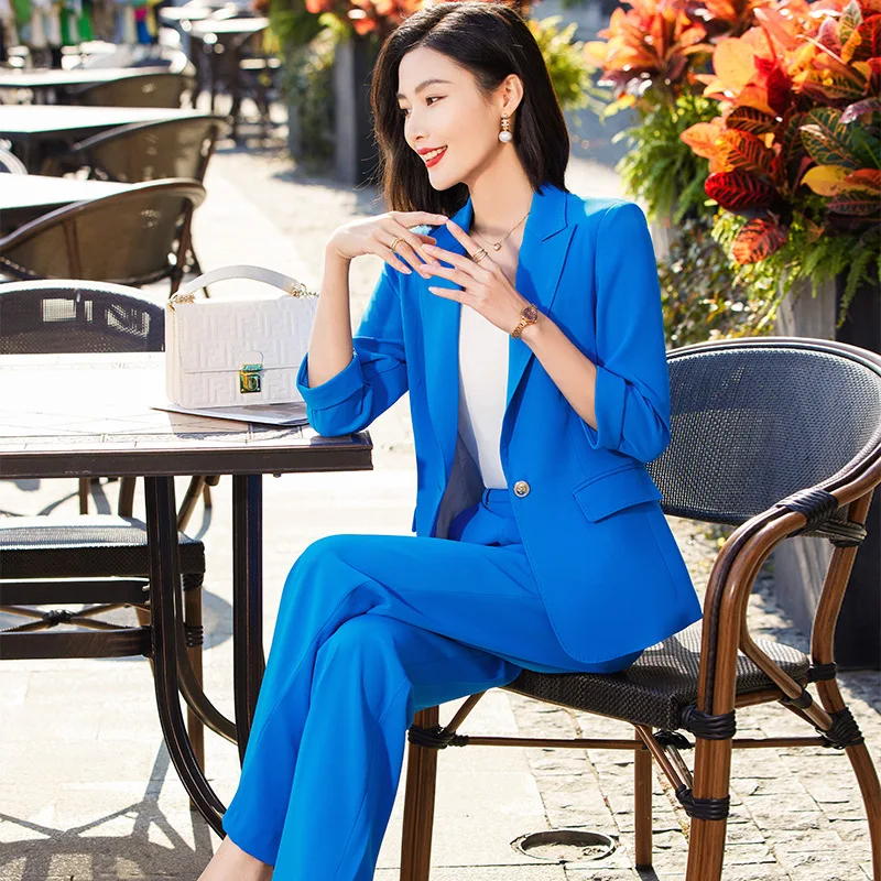 Suit Jacket Women's Spring/Summer Thin 2023 New Business Suit Casual Elegant Formal Clothes Small Suit Suit Overalls
Suit Jacket Women's Spring/Summer Thin 2023 New Business Suit Casual Elegant Formal Clothes Small Suit Suit Overalls