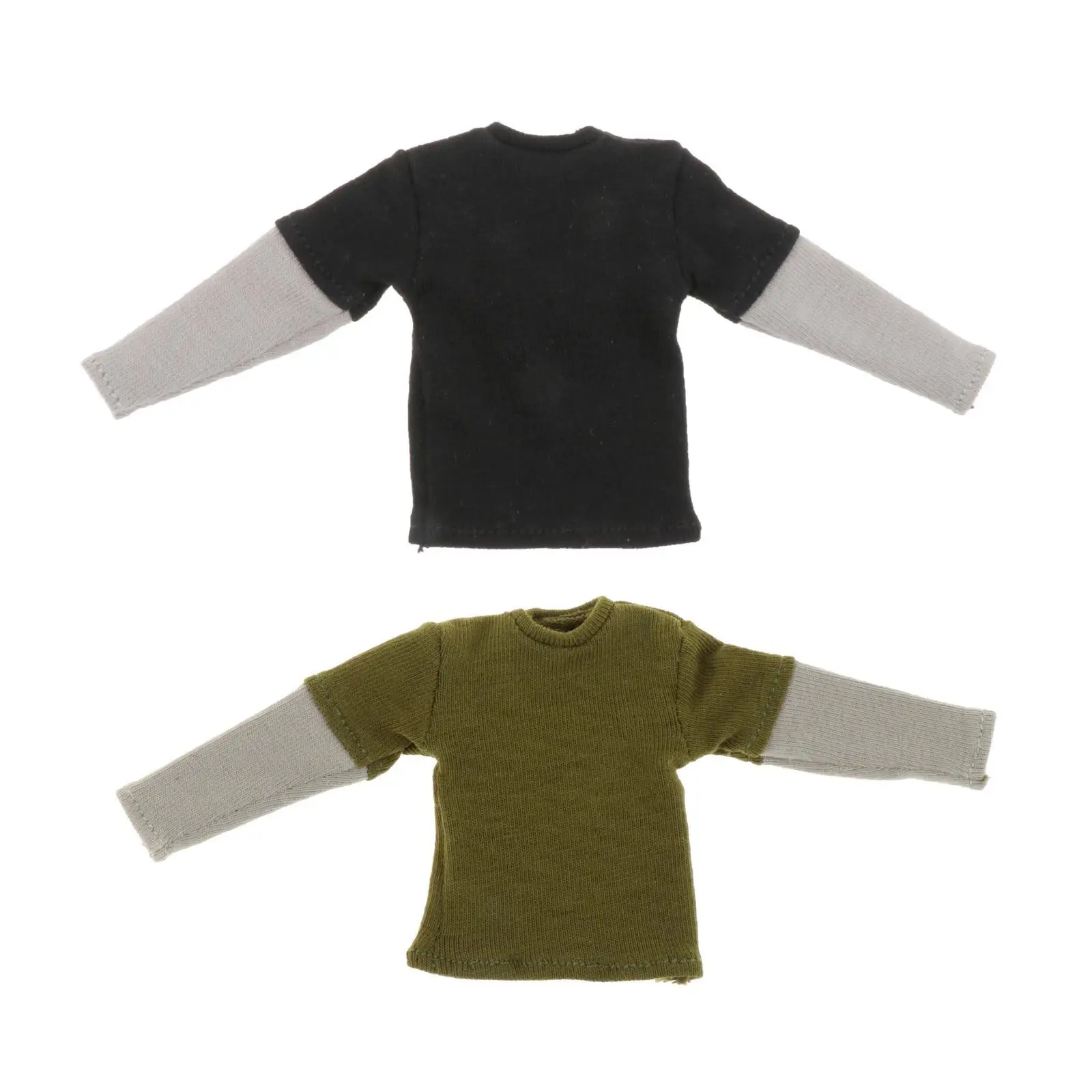1:12 Long Sleeve T Shirt Handmade Doll Clothes Costume Miniature Clothing for 6in Action Figures Doll Model Dress up Accessory
1:12 Long Sleeve T Shirt Handmade Doll Clothes Costume Miniature Clothing for 6in Action Figures Doll Model Dress up Accessory