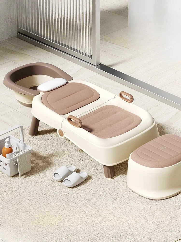 Hair Washing Reclining Chair Adults Home Shampoo Folding Confinement Hampoo Chairs Comfort Cama De Champu Furniture HYSC
Hair Washing Reclining Chair Adults Home Shampoo Folding Confinement Hampoo Chairs Comfort Cama De Champu Furniture HYSC