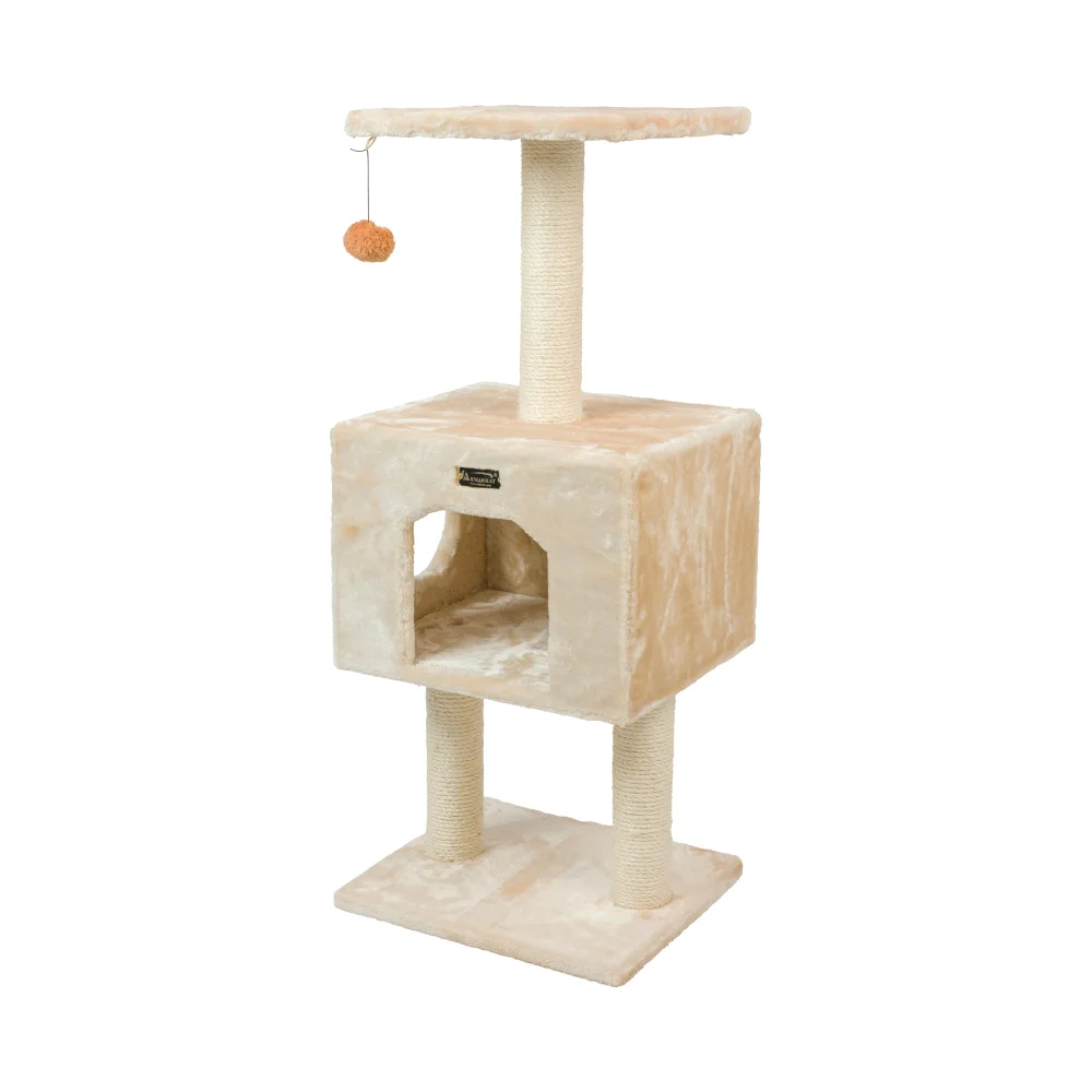 Real Wood Classic Cat Tree Model A4201, 42 Inch Beige, Cat Supplies, Cat Climbing Frame, So That Cats Can Play Happily At Home
Real Wood Classic Cat Tree Model A4201, 42 Inch Beige, Cat Supplies, Cat Climbing Frame, So That Cats Can Play Happily At Home