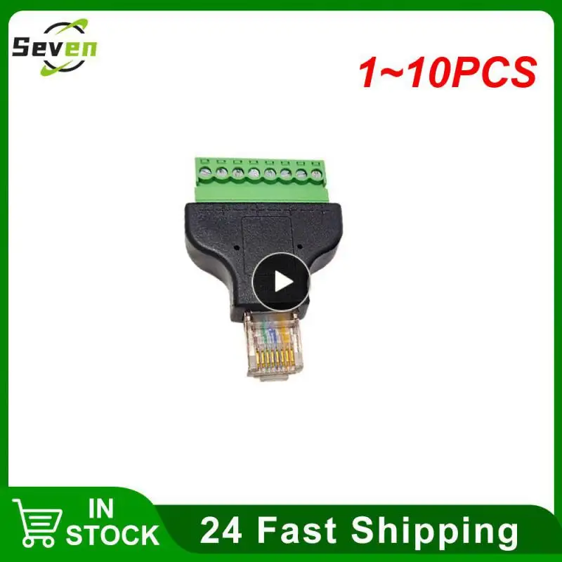 1~10PCS Female to Screw Terminal 8 Pin Connector Ethernet Cable Extender Adapter Computer Related Connection and Connectors
1~10PCS Female to Screw Terminal 8 Pin Connector Ethernet Cable Extender Adapter Computer Related Connection and Connectors