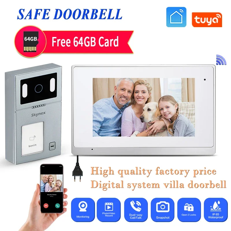 Advanced Wired Intercom For Villa Or Apartment Video Door Phone Tuya Access Control Home System Doorbell With 7 Inch Lcd Screen
Advanced Wired Intercom For Villa Or Apartment Video Door Phone Tuya Access Control Home System Doorbell With 7 Inch Lcd Screen