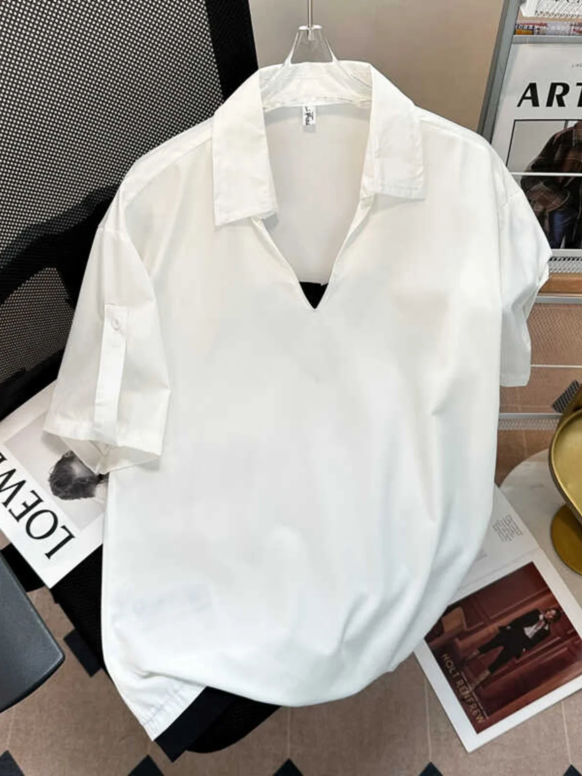 Cotton Hot Sale Men Short-Sleeved Shirts Summer Solid Color Turndown Collar Casual Beach Style Plus Size Male Shirts A16
Cotton Hot Sale Men Short-Sleeved Shirts Summer Solid Color Turndown Collar Casual Beach Style Plus Size Male Shirts A16