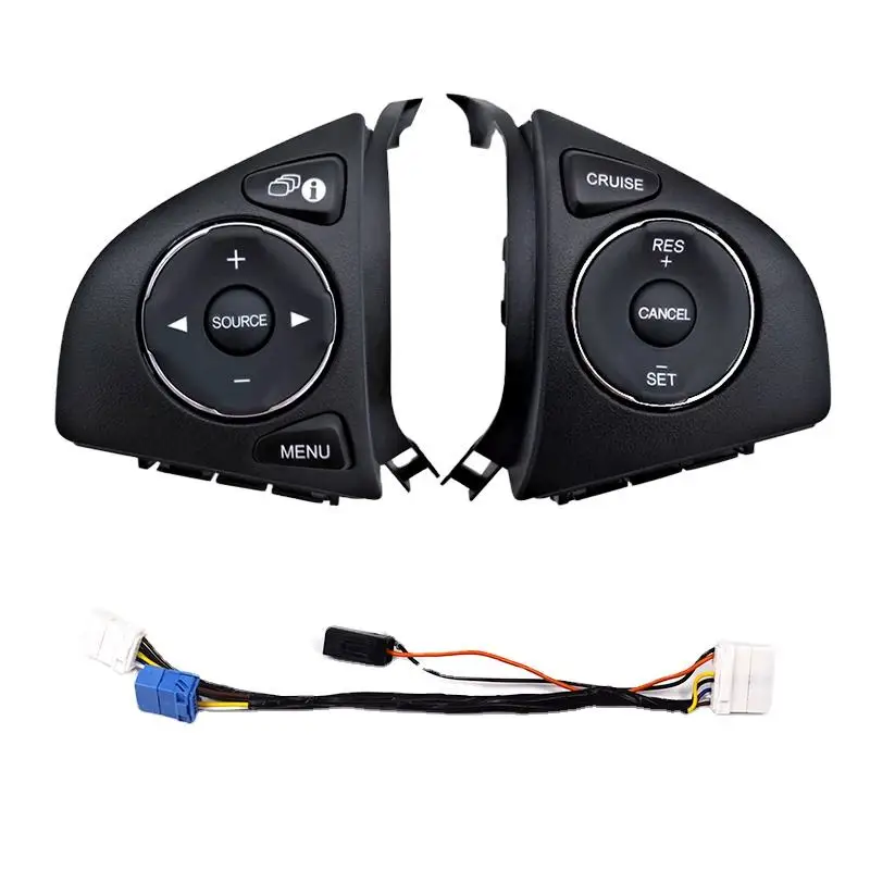 

Buttons Switch For Honda Fit 2015-2018 CITY XRV HRV Audio Radio Remote Cruise Control Button Steering Wheel Control Car Styling