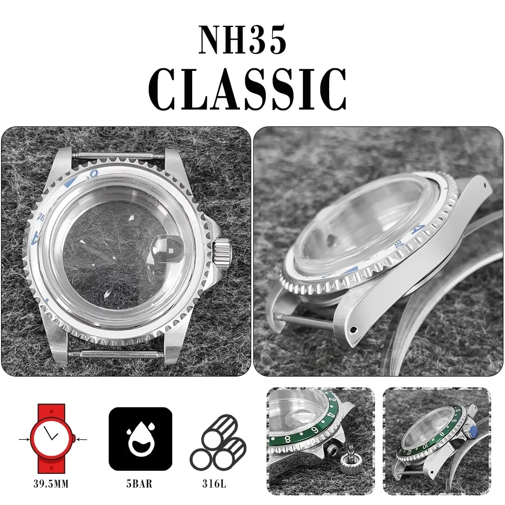 39.5MM VINTAGE MAGNIFYING GLASS, TRANSPARENT STAINLESS STEEL CASE, ACRYLIC GLASS, BIDIRECTIONAL ROTATION, SUITABLE FOR NH35/36 M
39.5MM VINTAGE MAGNIFYING GLASS, TRANSPARENT STAINLESS STEEL CASE, ACRYLIC GLASS, BIDIRECTIONAL ROTATION, SUITABLE FOR NH35/36 M
