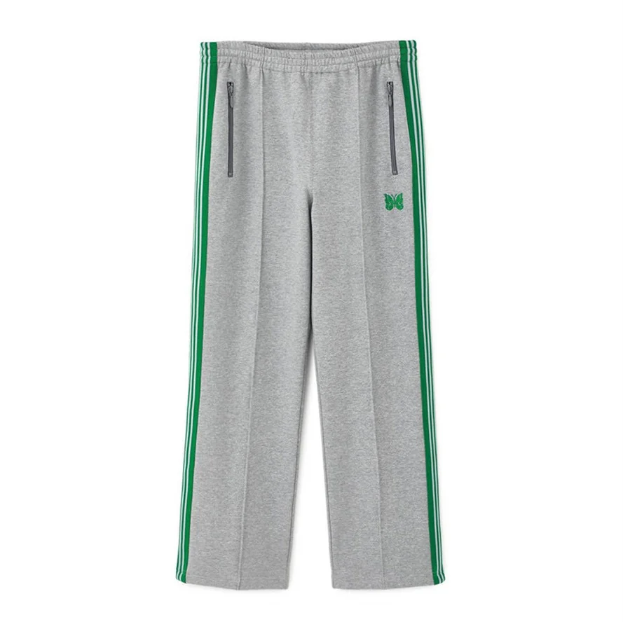 Grey Green Webbing Men Women Striped Embroidery Butterfly Needles Track Pants AWGE Trousers
Grey Green Webbing Men Women Striped Embroidery Butterfly Needles Track Pants AWGE Trousers