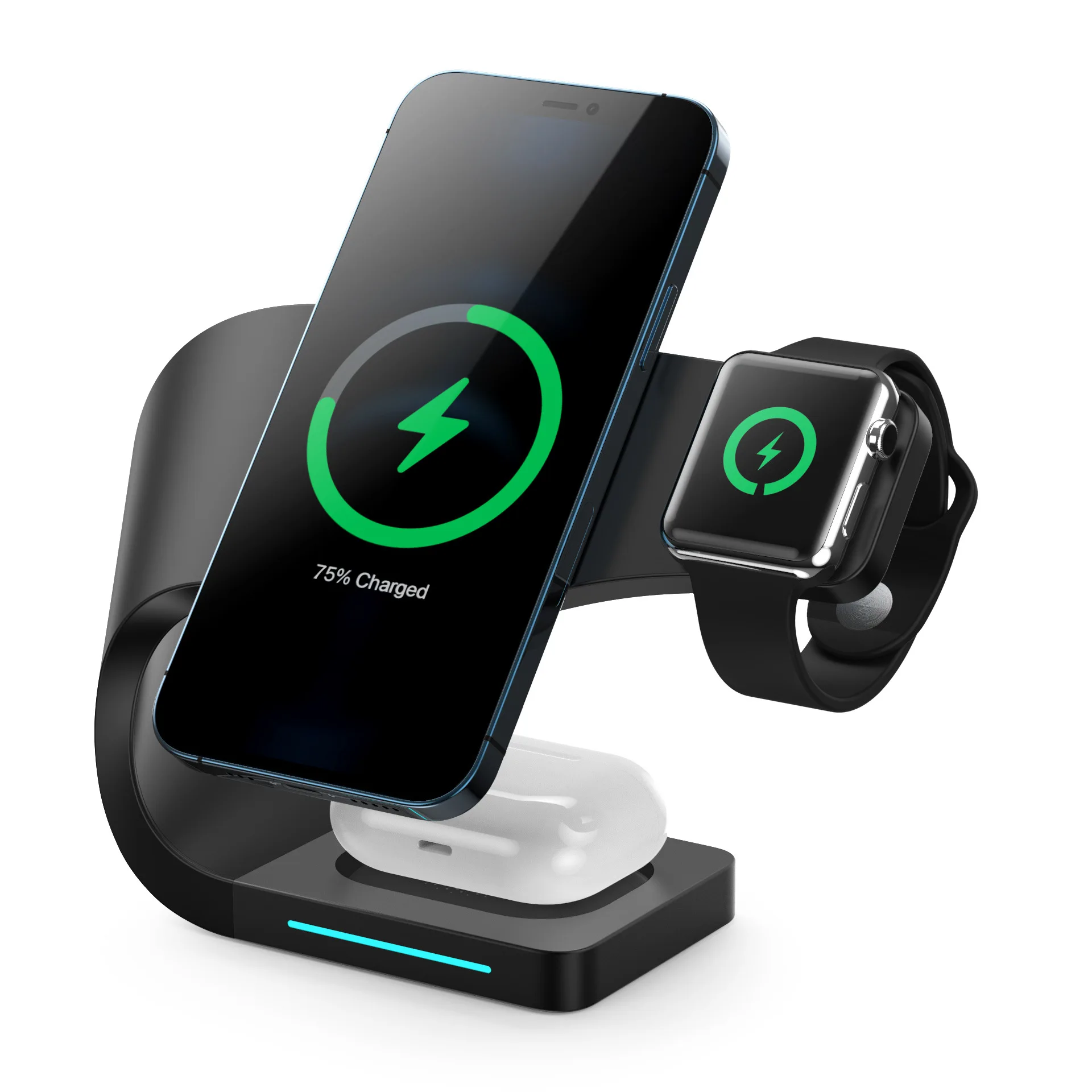 Wireless Charging Station-4 in 1 Fast Wireless Charger Charging Stand For iPhone 14 Pro max/13 Pro Apple Watch Series AirPods
Wireless Charging Station-4 in 1 Fast Wireless Charger Charging Stand For iPhone 14 Pro max/13 Pro Apple Watch Series AirPods