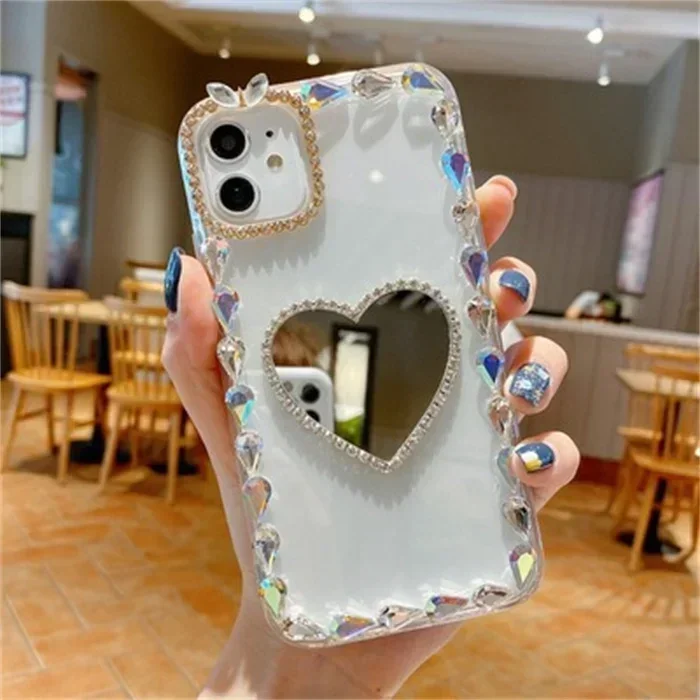 Luxury Love Heart Bling Diamond Case with Makeup Mirror for Samsung Galaxy A50 A70S A52 A71 A51 A72 A73 A53 A33 A74 A54 A34
Luxury Love Heart Bling Diamond Case with Makeup Mirror for Samsung Galaxy A50 A70S A52 A71 A51 A72 A73 A53 A33 A74 A54 A34