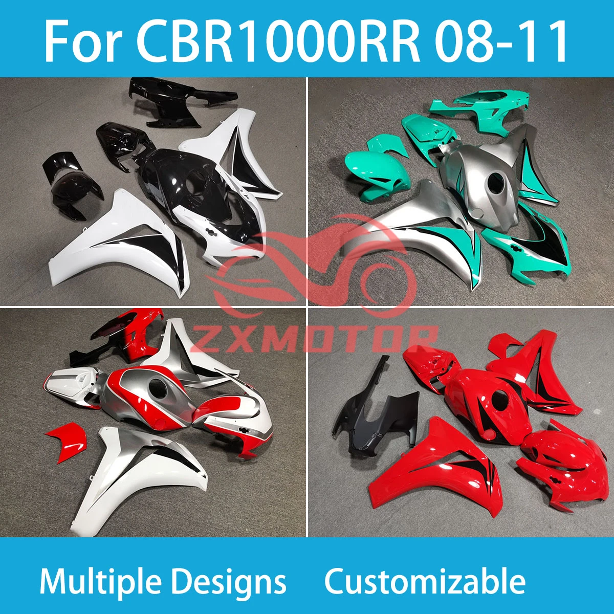 For Honda CBR 1000RR 2008 2009 2010 2011 Fairings Parts CBR 1000 RR 08 09 10 11 Aftermarket Motorcycle Fairing Kit
For Honda CBR 1000RR 2008 2009 2010 2011 Fairings Parts CBR 1000 RR 08 09 10 11 Aftermarket Motorcycle Fairing Kit