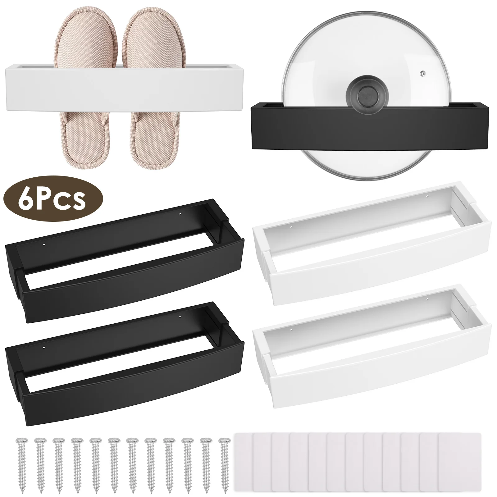 6Pcs Wall Mounted Shoes Rack No Drilling Shoe Storage Organizer Multipurpose Shoes Shelf Holder Shoe Wall Hanger with Adhesive
6Pcs Wall Mounted Shoes Rack No Drilling Shoe Storage Organizer Multipurpose Shoes Shelf Holder Shoe Wall Hanger with Adhesive