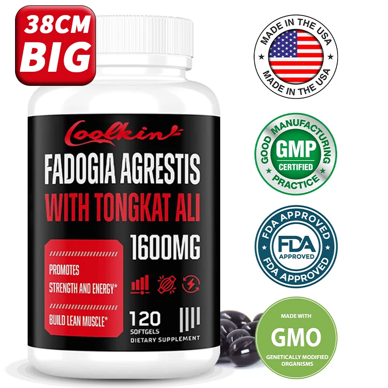 Fadogia Agrestis Tongkat Ali Supplement, 1600 Mg Fadogia Agrestis Extract with Ashwagandha - Maximum Strength, 120 Softgels
Fadogia Agrestis Tongkat Ali Supplement, 1600 Mg Fadogia Agrestis Extract with Ashwagandha - Maximum Strength, 120 Softgels