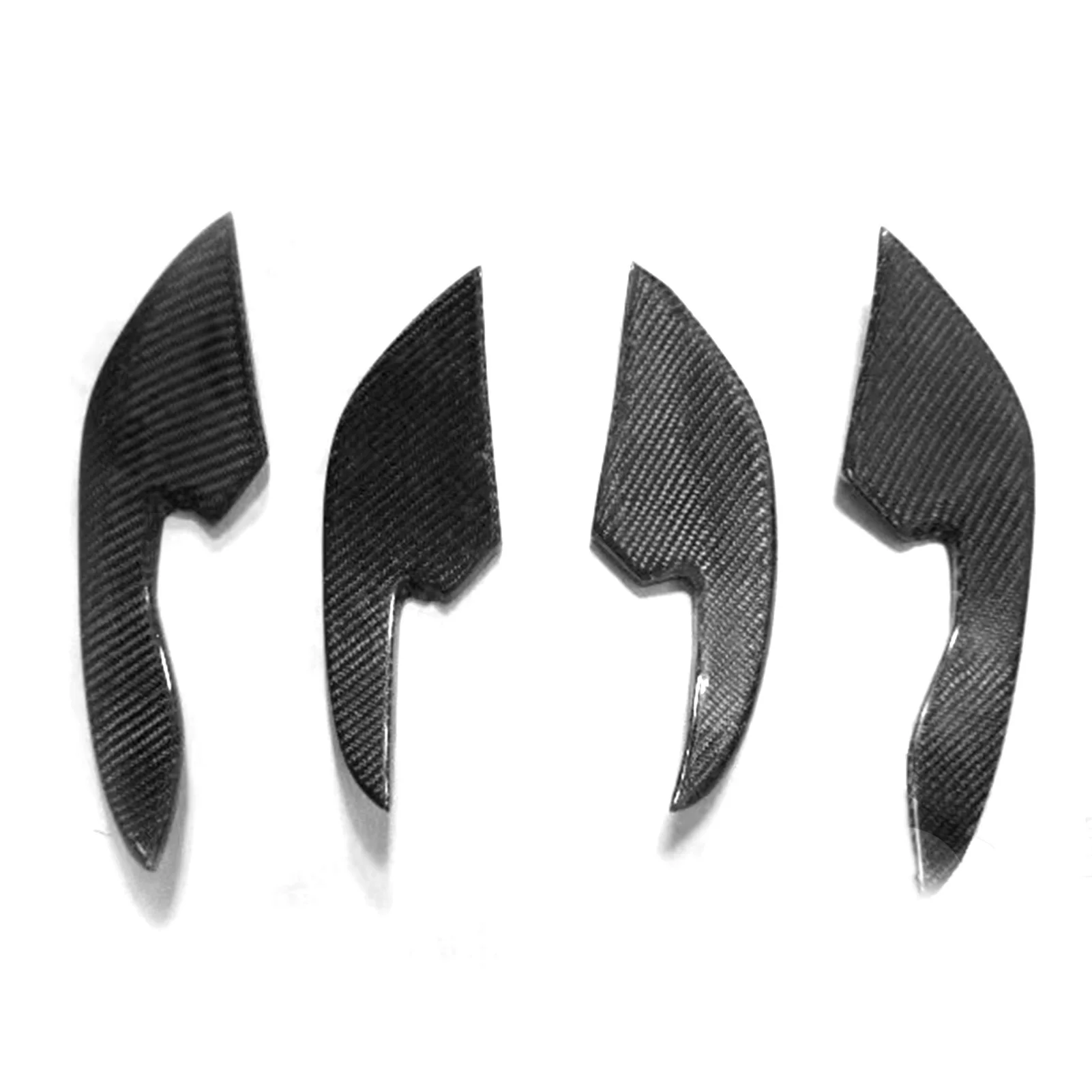 4Pcs/Set Carbon Fiber Front Bumper Side Fins Splitters Spoiler Fit For Audi RS3 RS4 RS5 RS6 RS7 2012-2017 Car Styling
4Pcs/Set Carbon Fiber Front Bumper Side Fins Splitters Spoiler Fit For Audi RS3 RS4 RS5 RS6 RS7 2012-2017 Car Styling