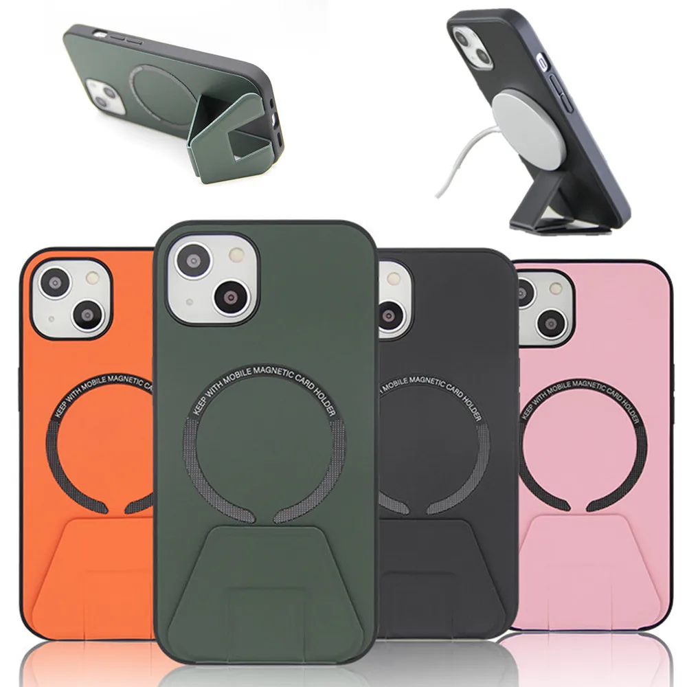 Стильный кожаный чехол Magsafing с беспроводным зарядным устройством для iPhone 13 Pro Max, магнитный Невидимый складной держатель с подставкой
Стильный кожаный чехол Magsafing с беспроводным зарядным устройством для iPhone 13 Pro Max, магнитный Невидимый складной держатель с подставкой