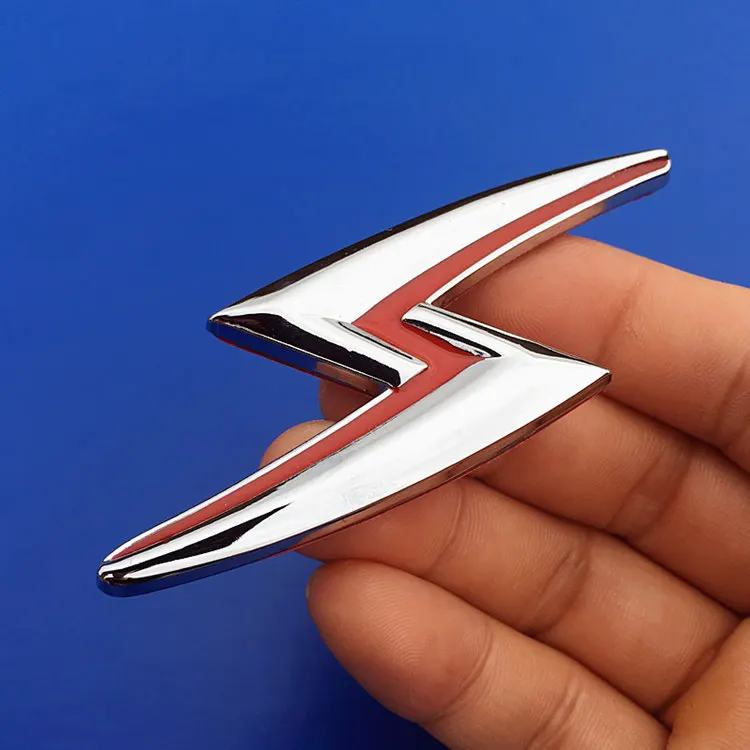 

1 PCS 3D Metal Lightning Fender Tail Emblem Car Stickers Badge For Nissan Silvia S110 S12 S13 S14 S15 180SX 200SX 240SX 300ZX