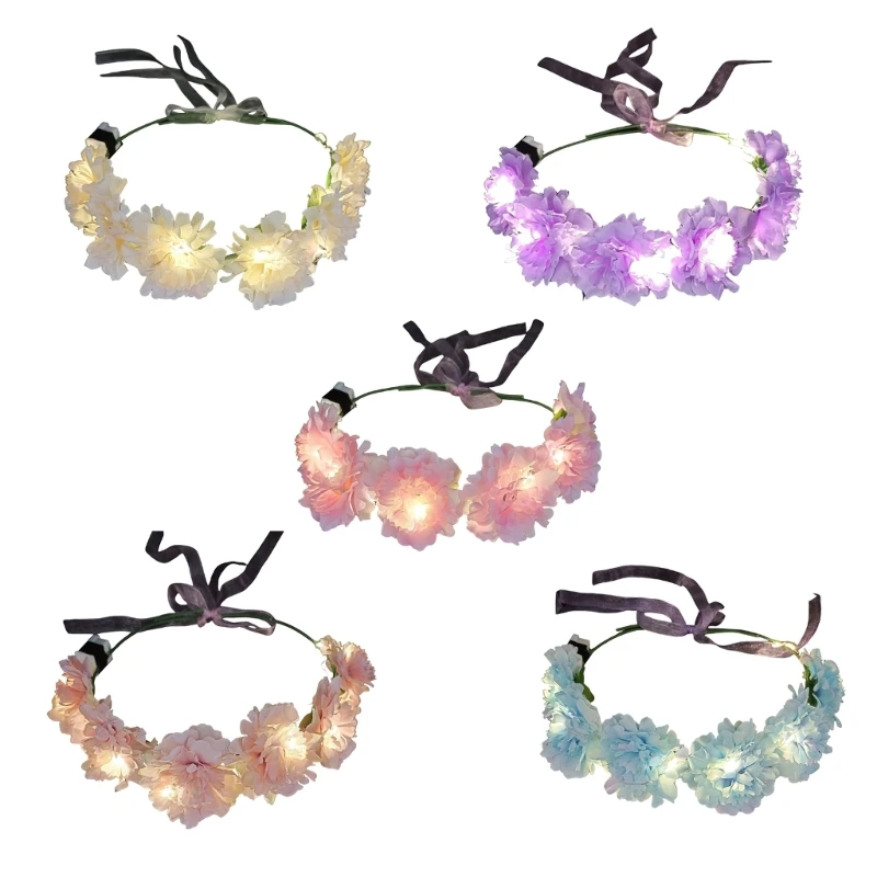 Light up Floral Crowns Luminous Led Flower Headband Led Floral Crowns Glowing Flower Crowns Light Up Headband for Women
Light up Floral Crowns Luminous Led Flower Headband Led Floral Crowns Glowing Flower Crowns Light Up Headband for Women