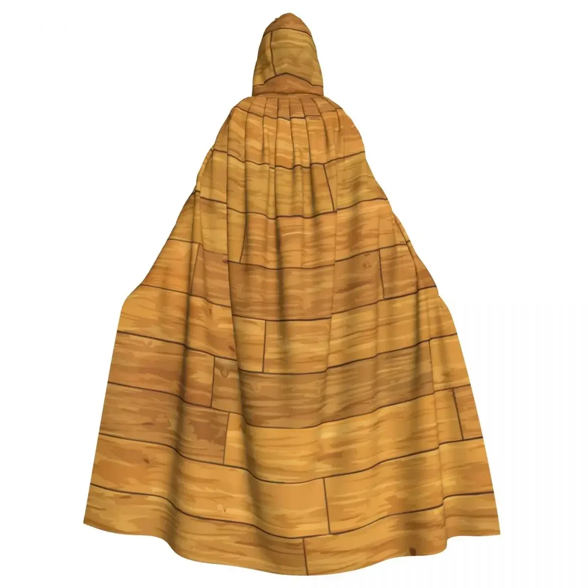 Long Cape Cloak Wooden Texture Hooded Cloak Coat Autumn Hoodies 
Long Cape Cloak Wooden Texture Hooded Cloak Coat Autumn Hoodies