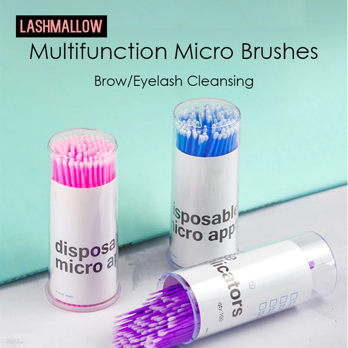 New 100pcs Disposable Micro Brush Eyelashes Individual Lashes Removing Swab Micro Brushes for Eyelash Extension Tools
New 100pcs Disposable Micro Brush Eyelashes Individual Lashes Removing Swab Micro Brushes for Eyelash Extension Tools