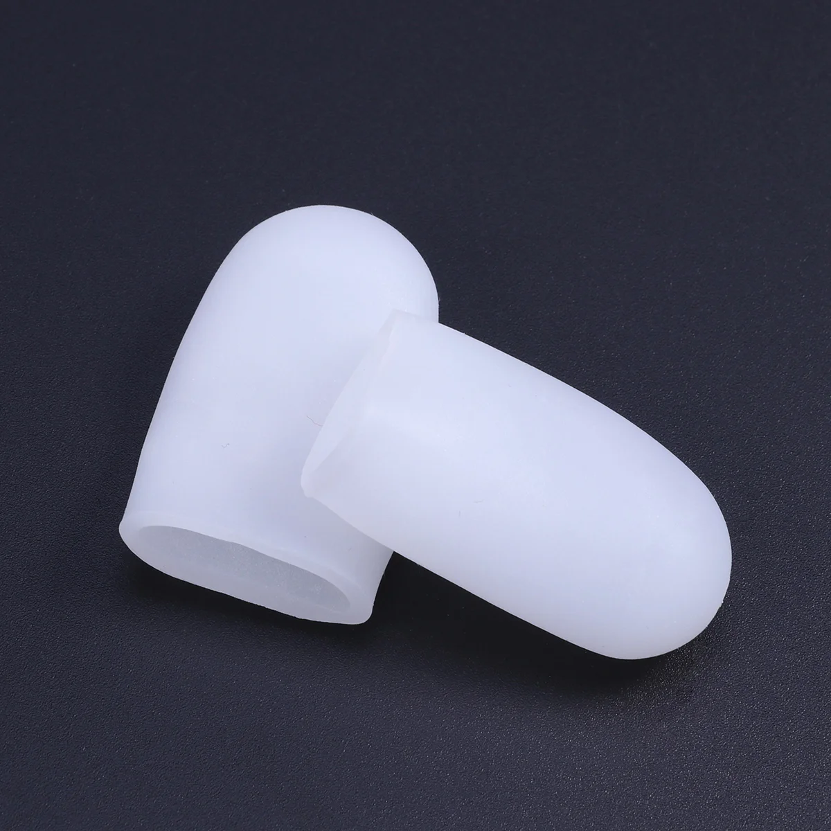 

Garneck Thumb Protector Finger Tips Cover Silicone Finger Guards White Finger Cot Toe Cap Extended Toe Sleeve