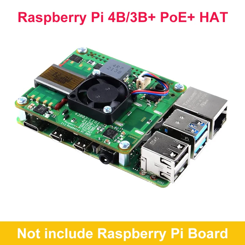 Официальный Raspberry Pi PoE + HAT 802.3af/at с управляемым бесщеточным охлаждающим вентилятором, 2,2 куб. М, воздушный поток 5 В, 4 а для Raspberry Pi 4 3B +
Официальный Raspberry Pi PoE + HAT 802.3af/at с управляемым бесщеточным охлаждающим вентилятором, 2,2 куб. М, воздушный поток 5 В, 4 а для Raspberry Pi 4 3B +