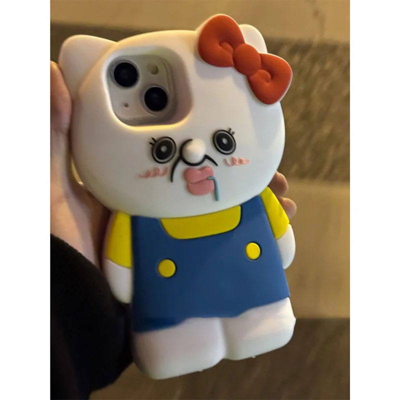 Kawaii Anime 3D Dui Mouth Bangbang and Yuzhi Hello Kitty Apple Phone Case Cute New Silicone Material Iphone Case Toys for Kids
Kawaii Anime 3D Dui Mouth Bangbang and Yuzhi Hello Kitty Apple Phone Case Cute New Silicone Material Iphone Case Toys for Kids