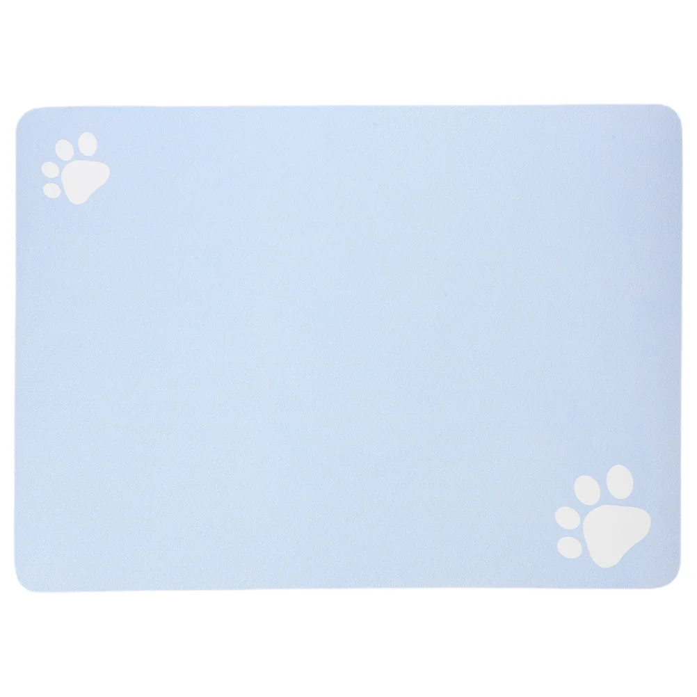 

Pet Feeding Mat Thick Placemat Puppy Dog Pad Bowl Water Absorbent for Bowls Mud Placemats Food and
