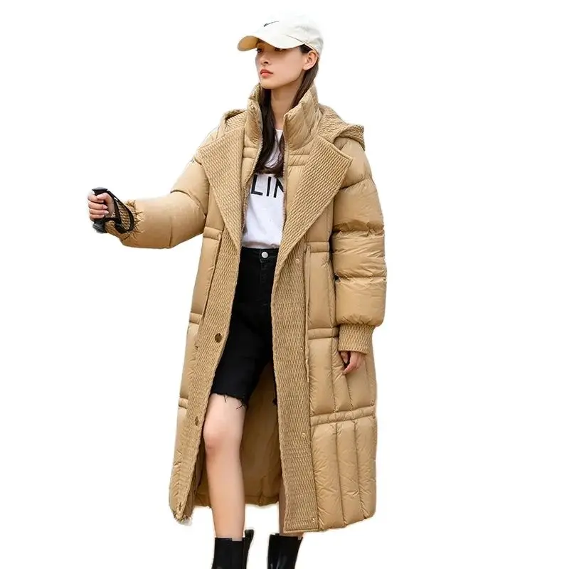 New Down Women's Long Section Extra Thick Fashion 95 White Duck Down Maillard Warm Coat Northeast Outdoor Winter Clothes
New Down Women's Long Section Extra Thick Fashion 95 White Duck Down Maillard Warm Coat Northeast Outdoor Winter Clothes