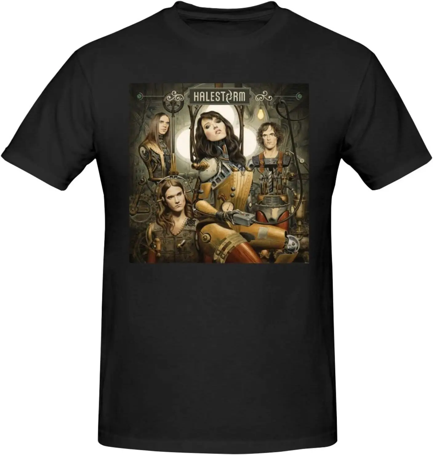 HALESTORMS Classic T-Shirt Crew Fashion Neck Casual Top Basic Short Sleeve Shirt Black
HALESTORMS Classic T-Shirt Crew Fashion Neck Casual Top Basic Short Sleeve Shirt Black