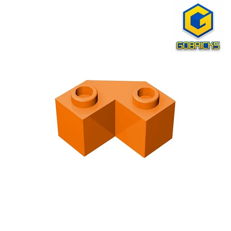 

Gobrick GDS-610 Brick 2x2 w. Угол 45 градусов, совместимый с конструктором lego 87620, Детский развивающий конструктор «сделай сам»