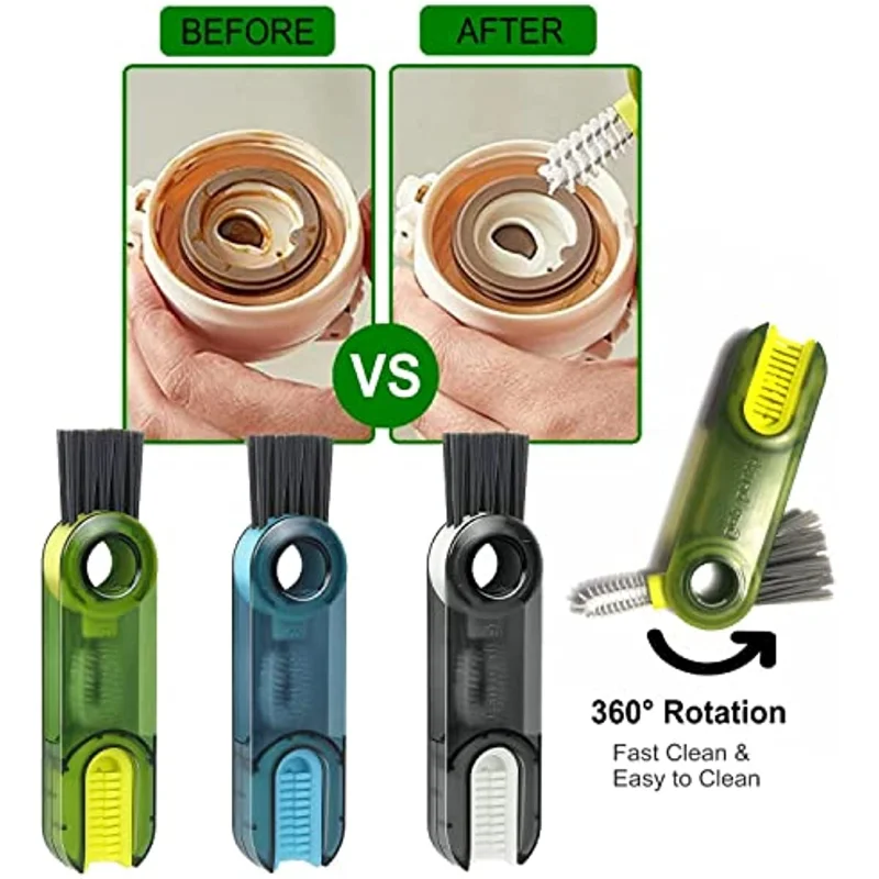 3 In 1 Bottle Cleaning Brush U-shaped Cup Mouth Brush Creative Rotatable Groove Gap Cleaning Brushes Household Cleaning Tools
3 In 1 Bottle Cleaning Brush U-shaped Cup Mouth Brush Creative Rotatable Groove Gap Cleaning Brushes Household Cleaning Tools