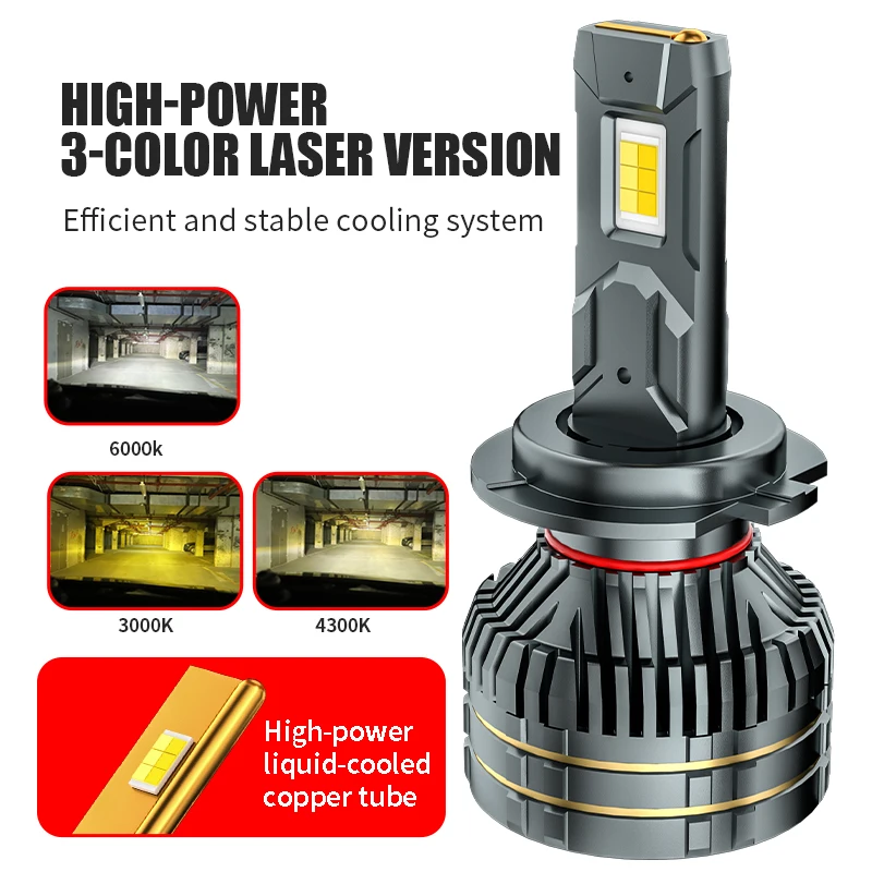 H7 H1 H3 H4/9003/HB2 H11 H8 H9 9006/HB4 9005/HB3 9012 LED Headlight Bulb Headlamp Three-Color Car Fog Lamp 12V 3000K+4300K+6000K
H7 H1 H3 H4/9003/HB2 H11 H8 H9 9006/HB4 9005/HB3 9012 LED Headlight Bulb Headlamp Three-Color Car Fog Lamp 12V 3000K+4300K+6000K