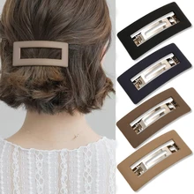Korean Matte Spring Hair Clip Claw Elegant Hairgrips Ponytail Holder Barrettes For Women Girls Hairpins Fashion Hair Accessories