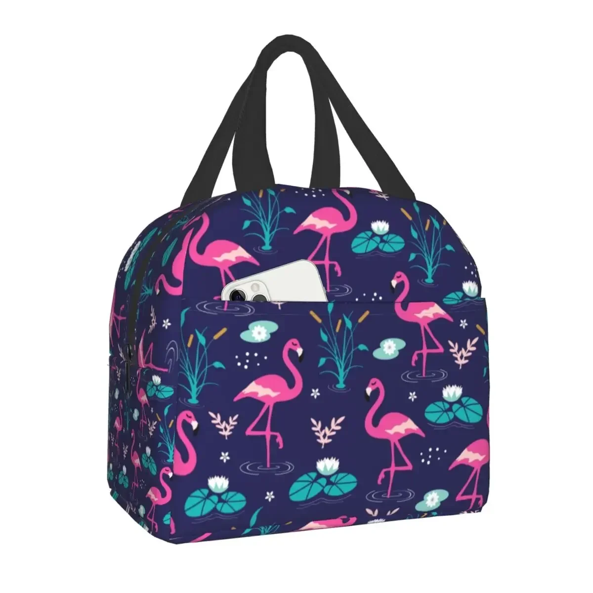 Cute Flamingo Seamless Pattern Insulated Lunch Bags for Camping Travel Tropical Waterproof Picnic Thermal Cooler Lunch Box Women
Cute Flamingo Seamless Pattern Insulated Lunch Bags for Camping Travel Tropical Waterproof Picnic Thermal Cooler Lunch Box Women