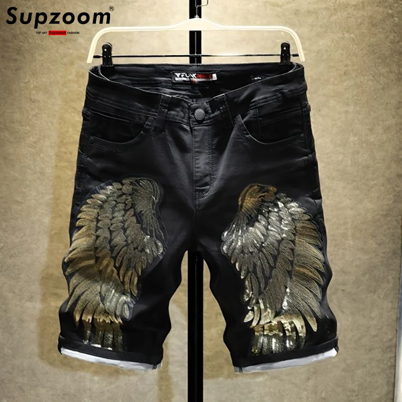 Supzoom 2023 New Arrival Hot Sale Top Fashion Black Embroidery Sequins Wings Casual Summer Denim Shorts Men Jeans
Supzoom 2023 New Arrival Hot Sale Top Fashion Black Embroidery Sequins Wings Casual Summer Denim Shorts Men Jeans