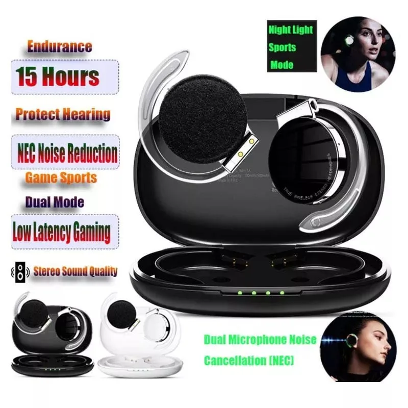 F2 TWS Earhooks Earphones Waterproof Sports Headsets With Mic Night Light Bluetooth Wireless Headphones HiFi Earplugs Earphones
F2 TWS Earhooks Earphones Waterproof Sports Headsets With Mic Night Light Bluetooth Wireless Headphones HiFi Earplugs Earphones