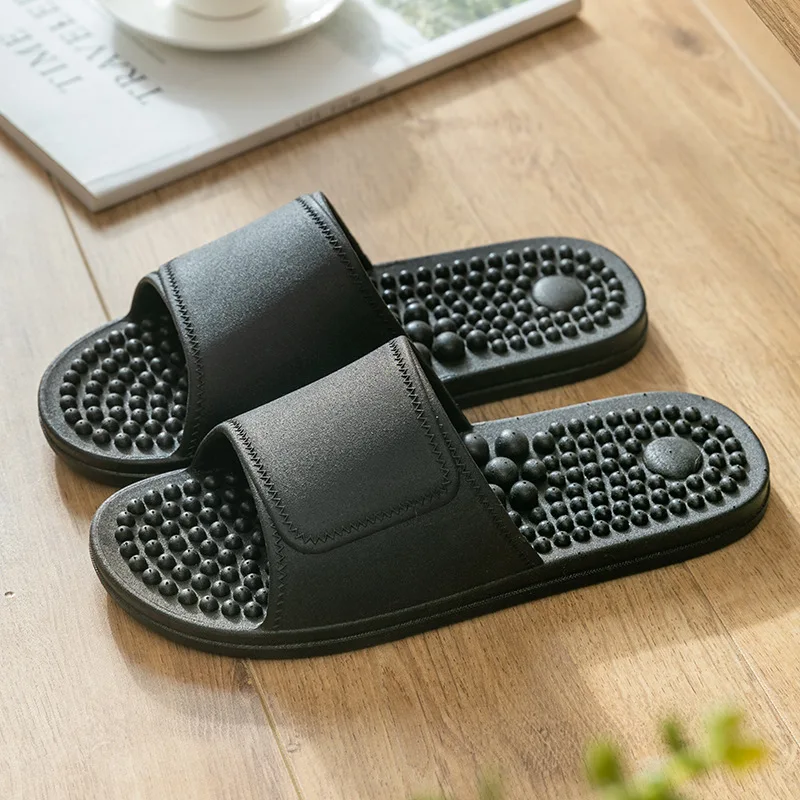 New Foot Massage Slippers Men Slipper Indoor Bathroom Non-slip Soft Slides Couples House Relief Feet Health Care Shoes
New Foot Massage Slippers Men Slipper Indoor Bathroom Non-slip Soft Slides Couples House Relief Feet Health Care Shoes