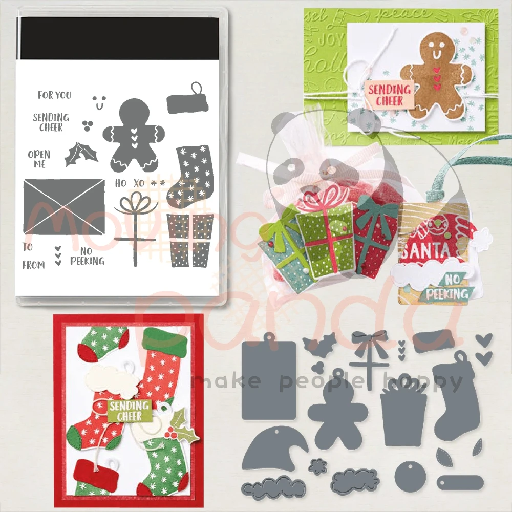 MP808 Gingerbread Man Christmas Metal Cutting Dies And Clear Stamps For DIY Embossed Paper Cards Decorated Handbook Album Stamps
MP808 Gingerbread Man Christmas Metal Cutting Dies And Clear Stamps For DIY Embossed Paper Cards Decorated Handbook Album Stamps