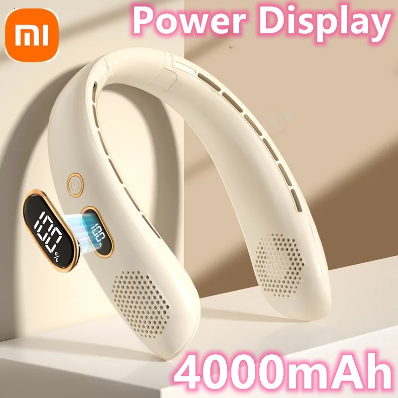 XIAOMI 4000mAh Hanging Neck Fan Wearable USB Rechargeable LED Display For Traveling Outdoor Sports Fans Portable Lazy Bladeless
XIAOMI 4000mAh Hanging Neck Fan Wearable USB Rechargeable LED Display For Traveling Outdoor Sports Fans Portable Lazy Bladeless