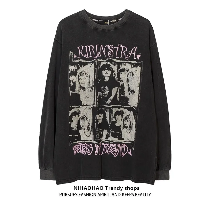 Свитшот мужской/женский оверсайз в стиле 90-х, свободная уличная одежда в стиле панк с рисунком старого персонажа, Харадзюку, Y2K
Свитшот мужской/женский оверсайз в стиле 90-х, свободная уличная одежда в стиле панк с рисунком старого персонажа, Харадзюку, Y2K