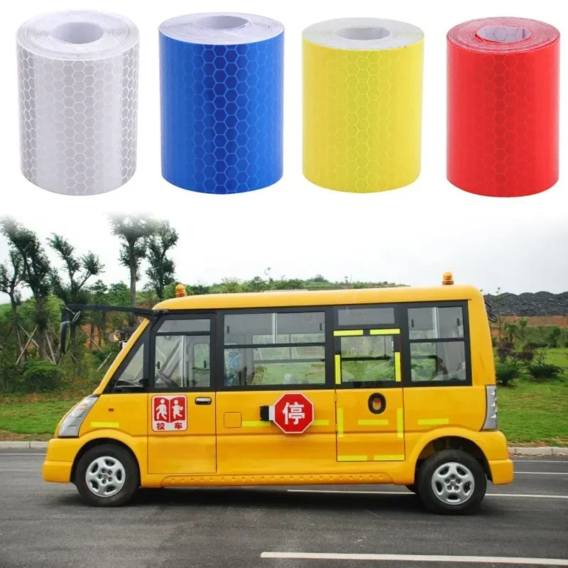 Waterproof Warning Tape Strip Stickers Warning Light Reflector Protective Sticker Reflective Film Car Safety Mark 100cm X 5cm
Waterproof Warning Tape Strip Stickers Warning Light Reflector Protective Sticker Reflective Film Car Safety Mark 100cm X 5cm