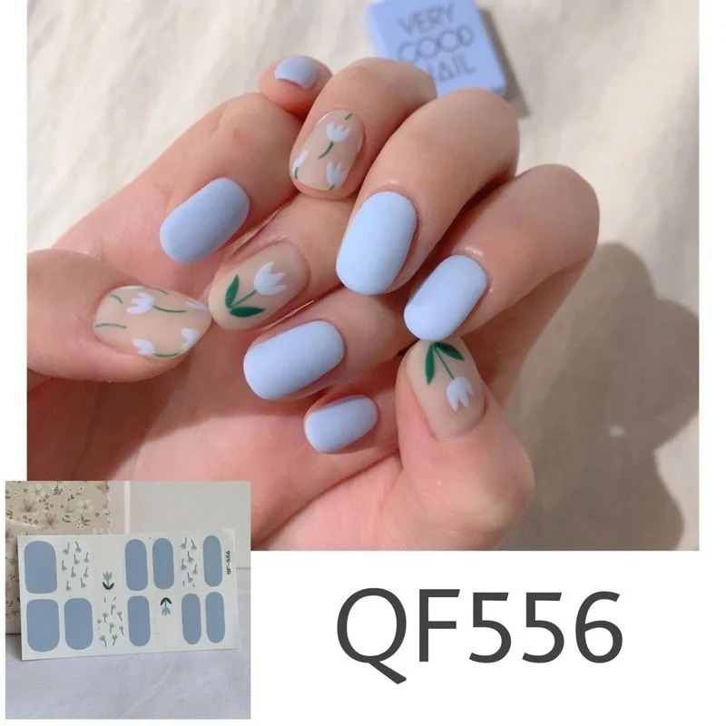 14tips/sheet Nail Polish Strips DIY Waterproof Cute Cartoon Flower Pattern Nail Wraps Full Cover Nail Polish Stickers
14tips/sheet Nail Polish Strips DIY Waterproof Cute Cartoon Flower Pattern Nail Wraps Full Cover Nail Polish Stickers